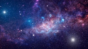Background of galaxy and stars